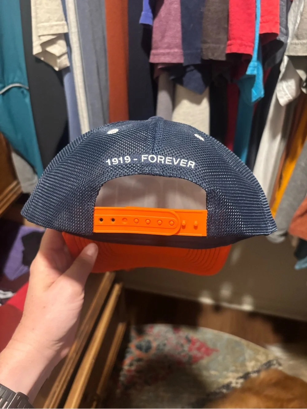 Zion National Park Orange & White Trucker Hat